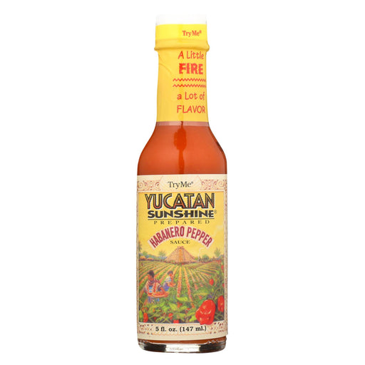 Try Me Yucatan Sunshine - Habanero Pepper Sauce - Case Of 6 - 5 Fl Oz.