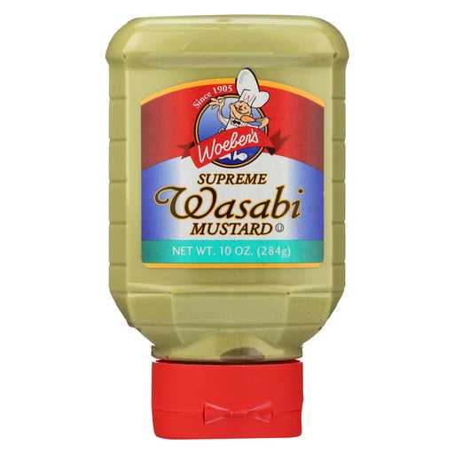 Woeber's Supreme Wasabi Mustard - Case Of 6 - 10 Oz.