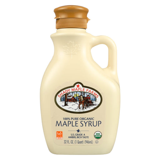 Shady Maple Farms 100 Percent Pure Organic Maple Syrup - Case Of 6 - 32 Fl Oz.