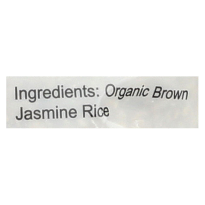 Texas Best Organics Rice - Organic - Jasmine Brown - 32 Oz - Case Of 6