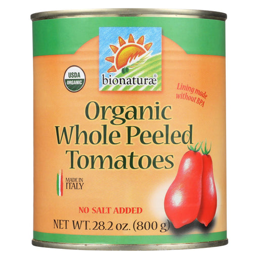 Bionaturae Organic Whole Peeled Tomatoes - Case Of 12 - 28.2 Oz.