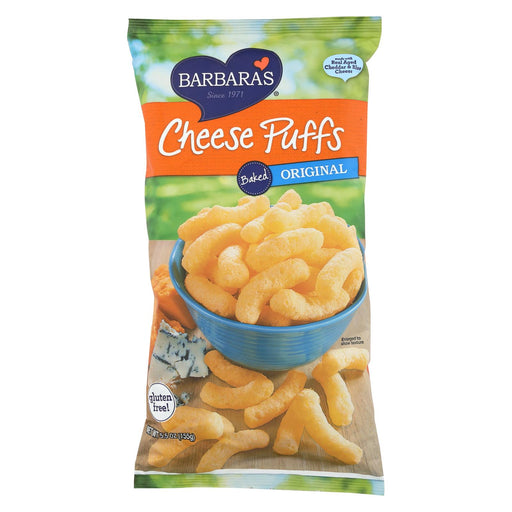 Barbara's Bakery Baked Original Cheese Puffs - Case Of 12 - 5.5 Oz.