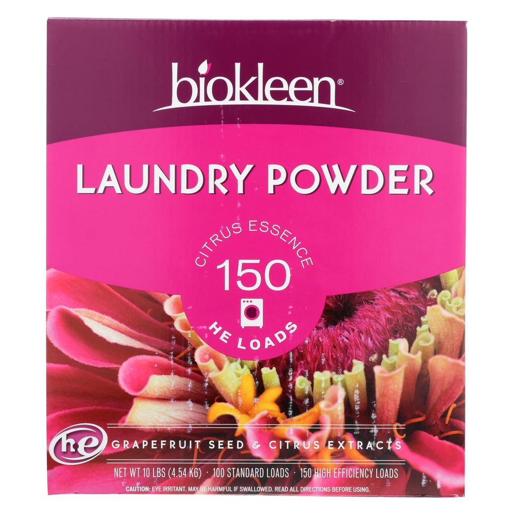 Biokleen Laundry Powder - Citrus Essence - 10 Lb