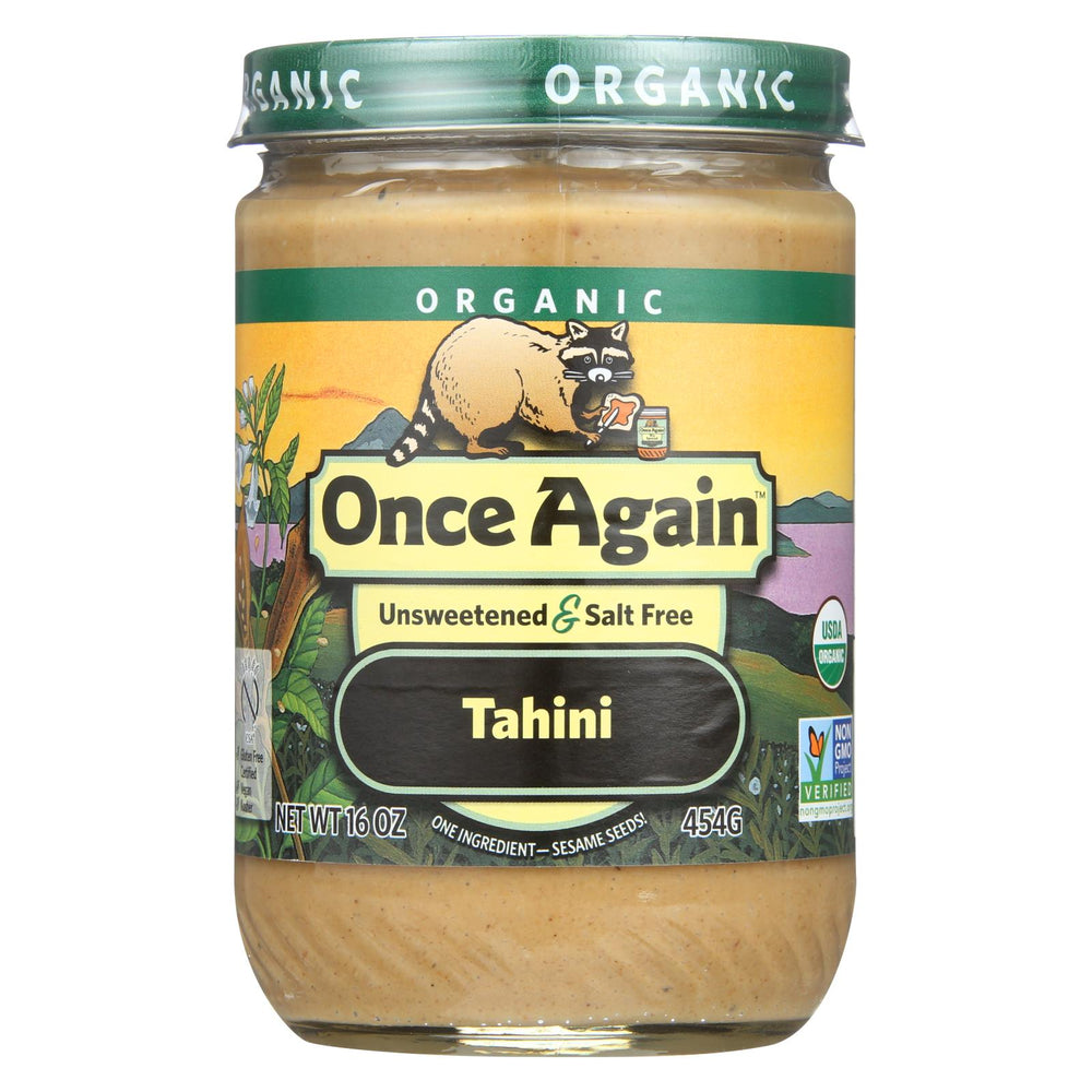 Once Again Tahini - Organic - Sesame - 16 Oz - Case Of 12
