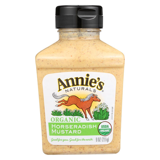 Annie's Naturals Organic Horseradish Mustard - Case Of 12 - 9 Oz.