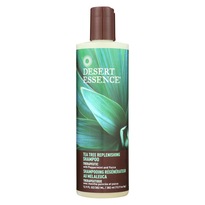 Desert Essence Replenishing Shampoo Tea Tree - 12.9 Fl Oz