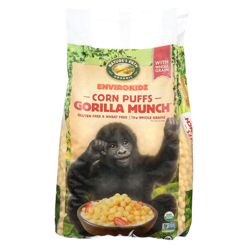 Envirokidz Corn Puff - Gorilla Munch - Case Of 6 - 23 Oz.