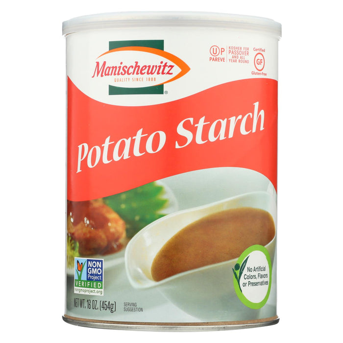Manischewitz Potato Starch Canister - Case Of 12 - 16 Oz.