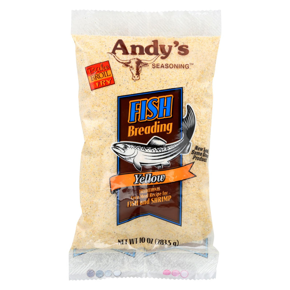 Andys Batter - Fish - Yellow - Case Of 12 - 10 Oz