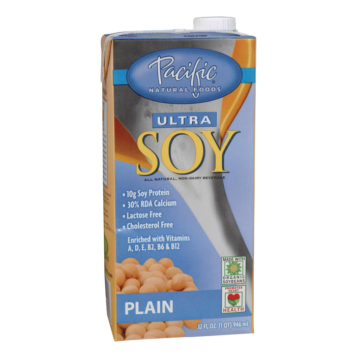 Pacific Natural Foods Ultra Soy - Original - Case Of 12 - 32 Fl Oz.