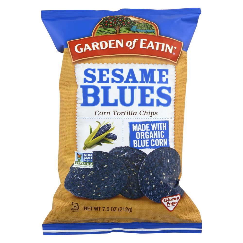 Garden Of Eatin' Sesame Blues - Blues - Case Of 12 - 7.5 Oz.