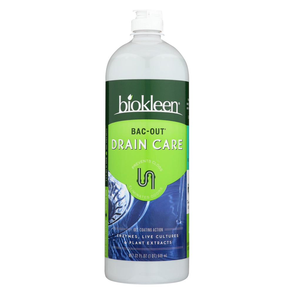 Biokleen Drain Care - Stain And Odor Remover - Case Of 6 - 32 Fl Oz.