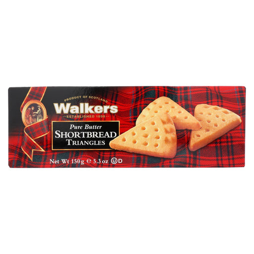 Walkers Shortbread - Pure Butter, Triangle - Case Of 12 - 5.3 Oz.