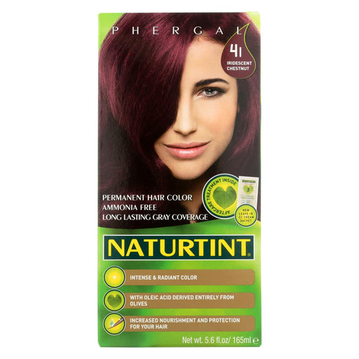 Naturtint Hair Color - Permanent - 4i - Iridescent Chestnut - 5.28 Oz