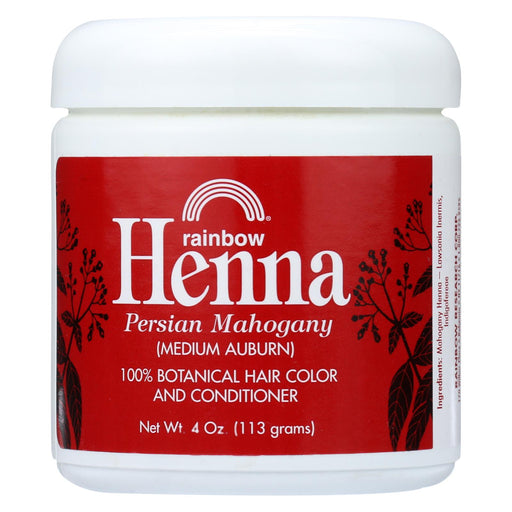 Rainbow Research Henna Hair Color And Conditioner Persian Mahogany Medium Auburn - 4 Oz