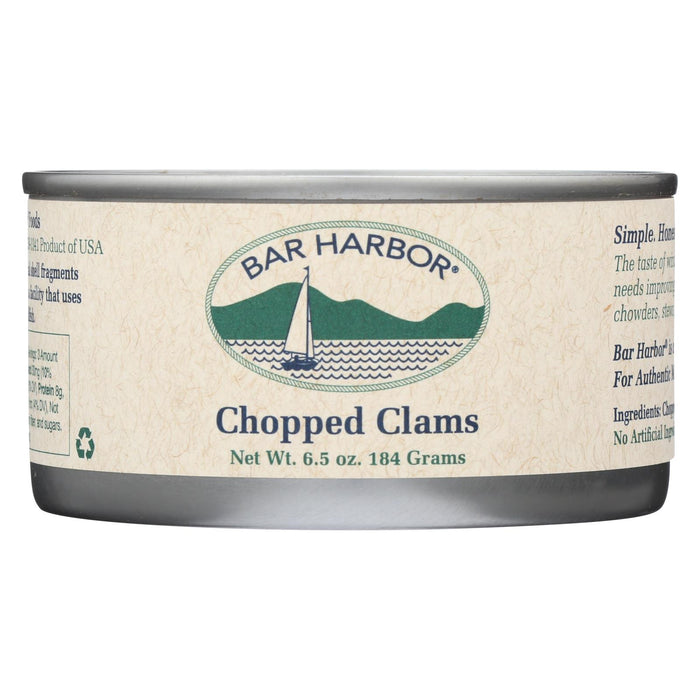 Bar Harbor Chopped Clams - Case Of 12 - 6.5 Oz.
