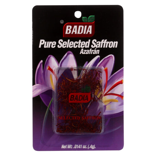 Badia Spices Saffron - Spanish - .4 G - Case Of 12