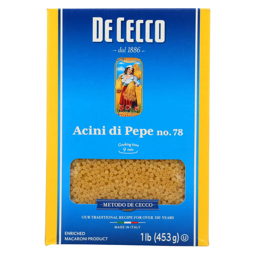De Cecco Pasta - Pasta - Ancini Di Pepe - Case Of 20 - 16 Oz.