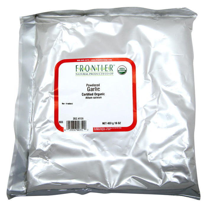 Frontier Herb Garlic - Organic - Powder - Bulk - 1 Lb