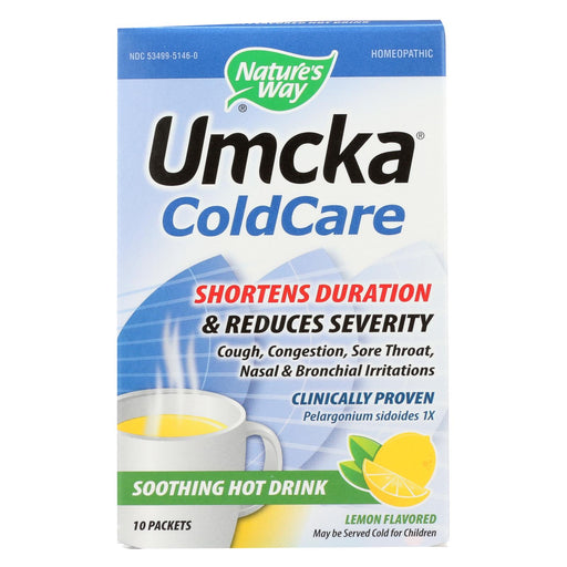 Nature's Way Umcka Coldcare Soothing Hot Drink Lemon - 10 Packets