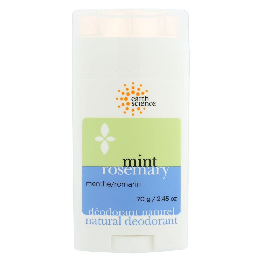 Earth Science Deodorant Natural Mint Rosemary - 2.5 Oz