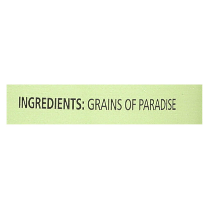 Frontier Herb Gourmet Grains Of Paradise Seed - Ivory Coast - Grinder Bottle - 2.26 Oz - Case Of 6