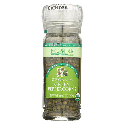 Frontier Herb Organic Green Peppercorns - Case Of 6 - .92 Oz