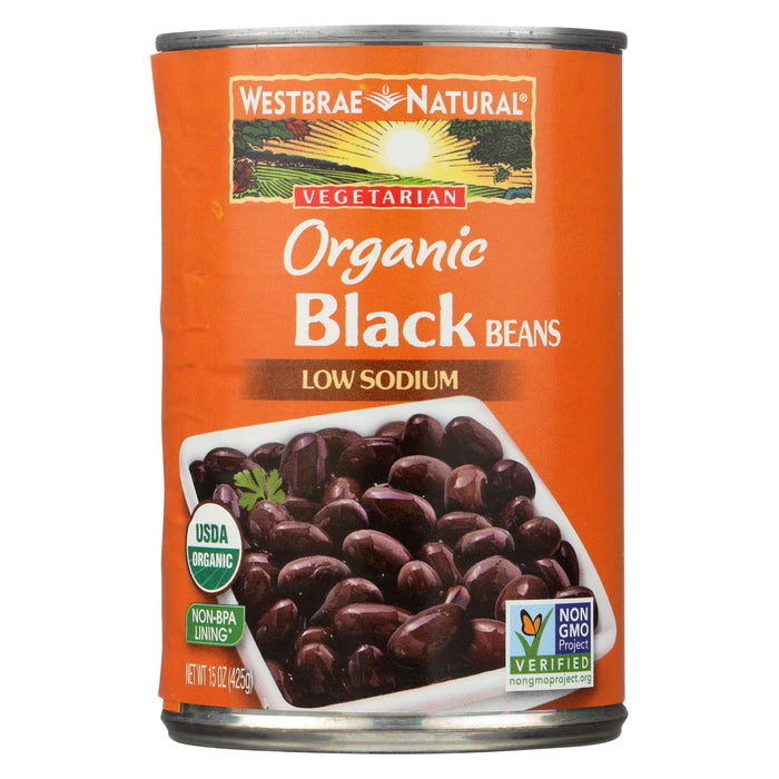 Westbrae Foods Organic Black Beans - Case Of 12 - 15 Oz.