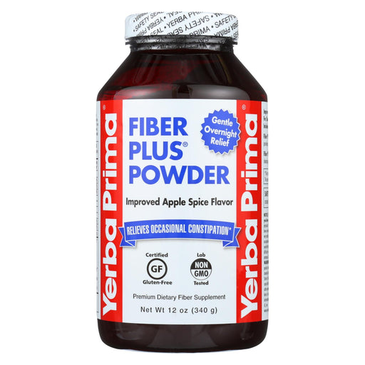 Yerba Prima Fiber Plus Powder Apple Spice - 12 Oz
