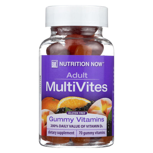 Nutrition Now Multi Vites Gummy Vitamins Fruit - 70 Gummies