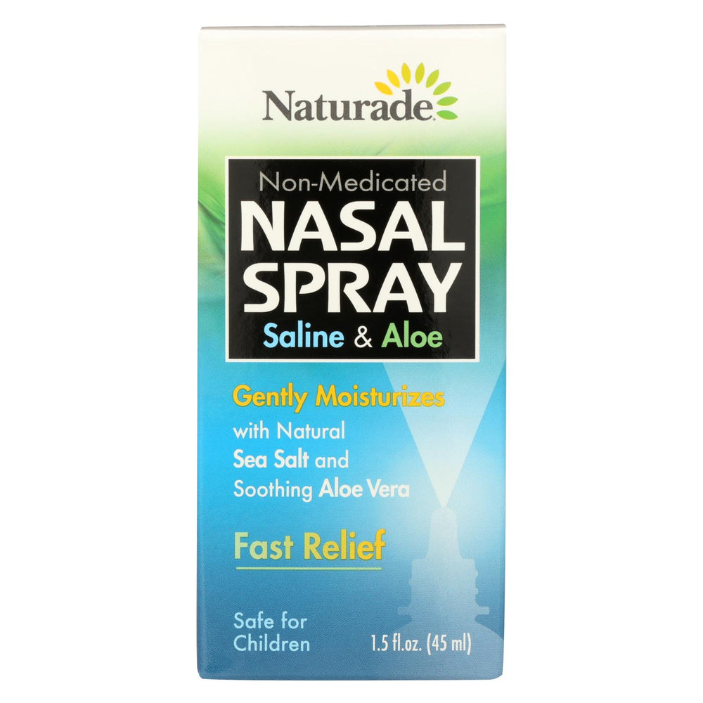 Naturade Nasal Spray Saline And Aloe - 1.5 Fl Oz