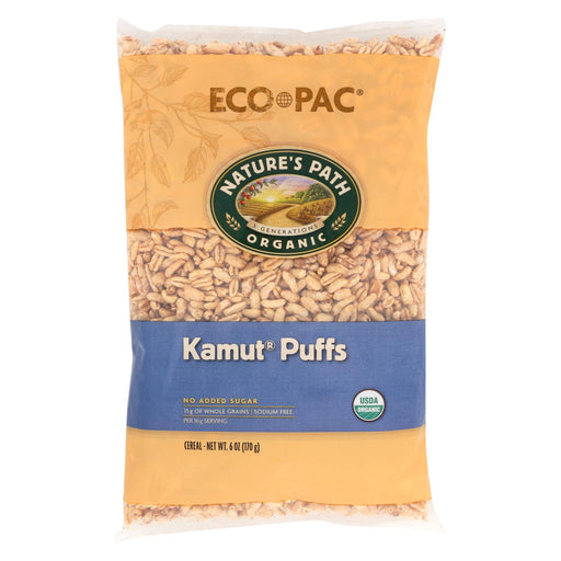 Nature's Path Organic Kamut Puffs Cereal - Case Of 12 - 6 Oz.