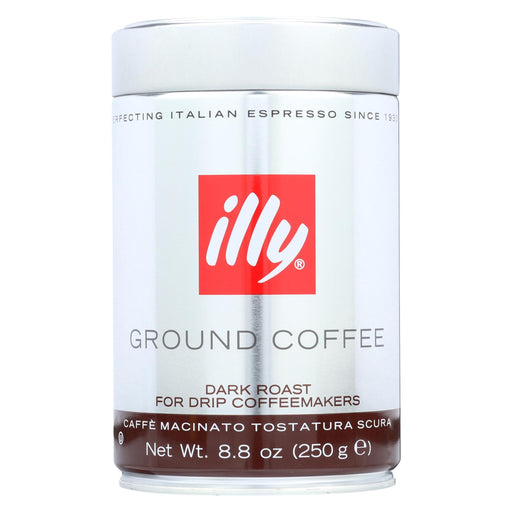 Illy Caffe Coffee Coffee - Drip - Ground - Dark Roast - 8.8 Oz - Case Of 6