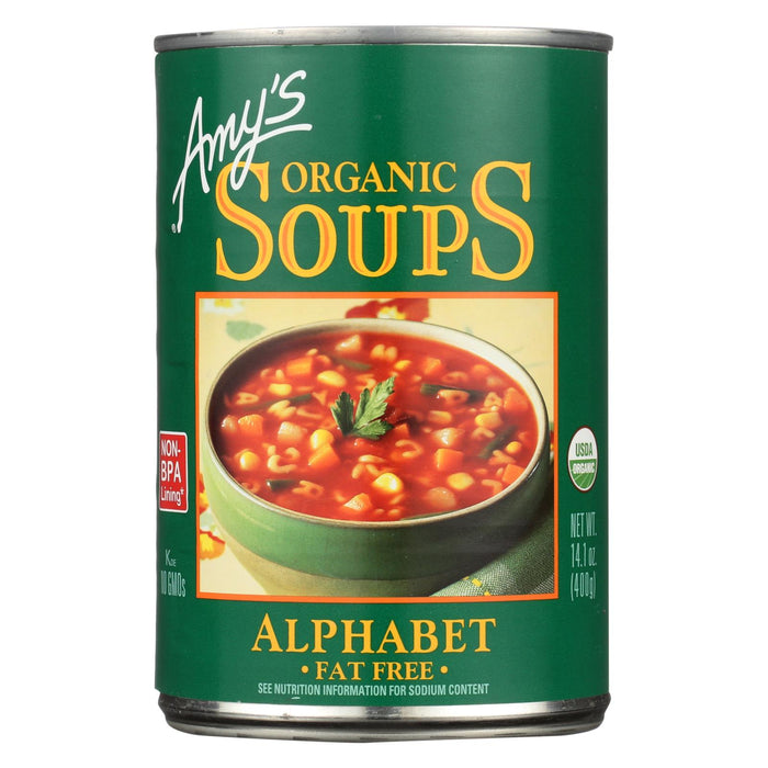 Amy's Organic Alphabet Soup - Case Of 12 - 14.1 Oz