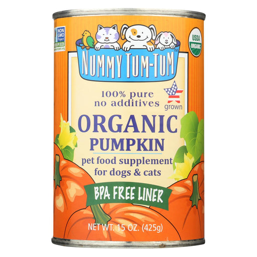 Nummy Tum-tum Pure Pumpkin - Organic - Case Of 12 - 15 Oz.