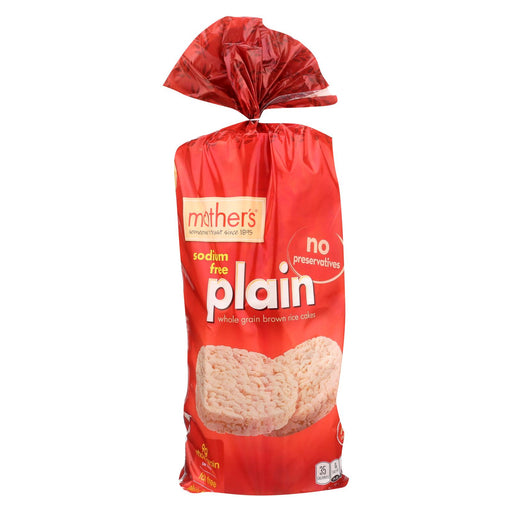 Mother's Plain Rice Cakes - Rice - Case Of 12 - 4.5 Oz.