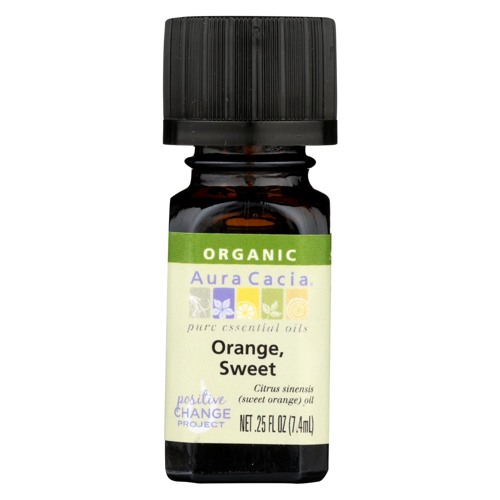 Aura Cacia Organic Orange Sweet - .25 Oz