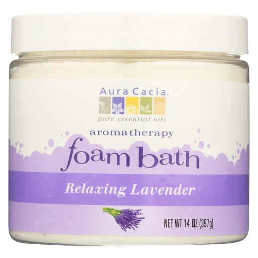 Aura Cacia Foam Bath Relaxing Lavender - 14 Oz