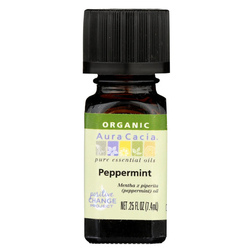Aura Cacia Organic Peppermint - .25 Oz