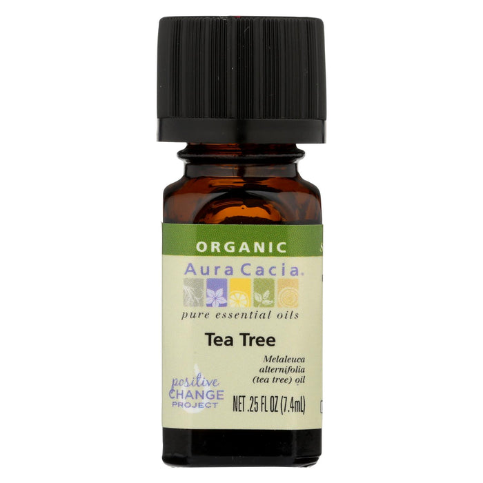 Aura Cacia Organic Essential Oil - Tea Tree - .25 Oz