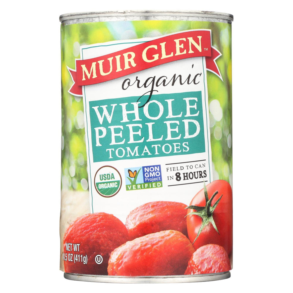 Muir Glen Whole Peeled Tomatoes - Tomatoes - Case Of 12 - 14.5 Oz.