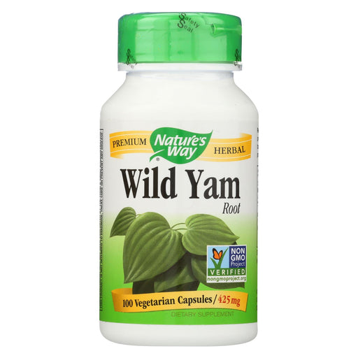 Nature's Way Wild Yam Root - 425 Mg - 100 Capsules