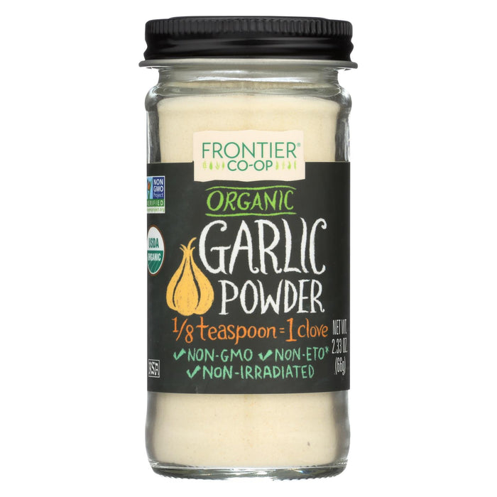 Frontier Herb Garlic - Organic - Powder - 2.33 Oz