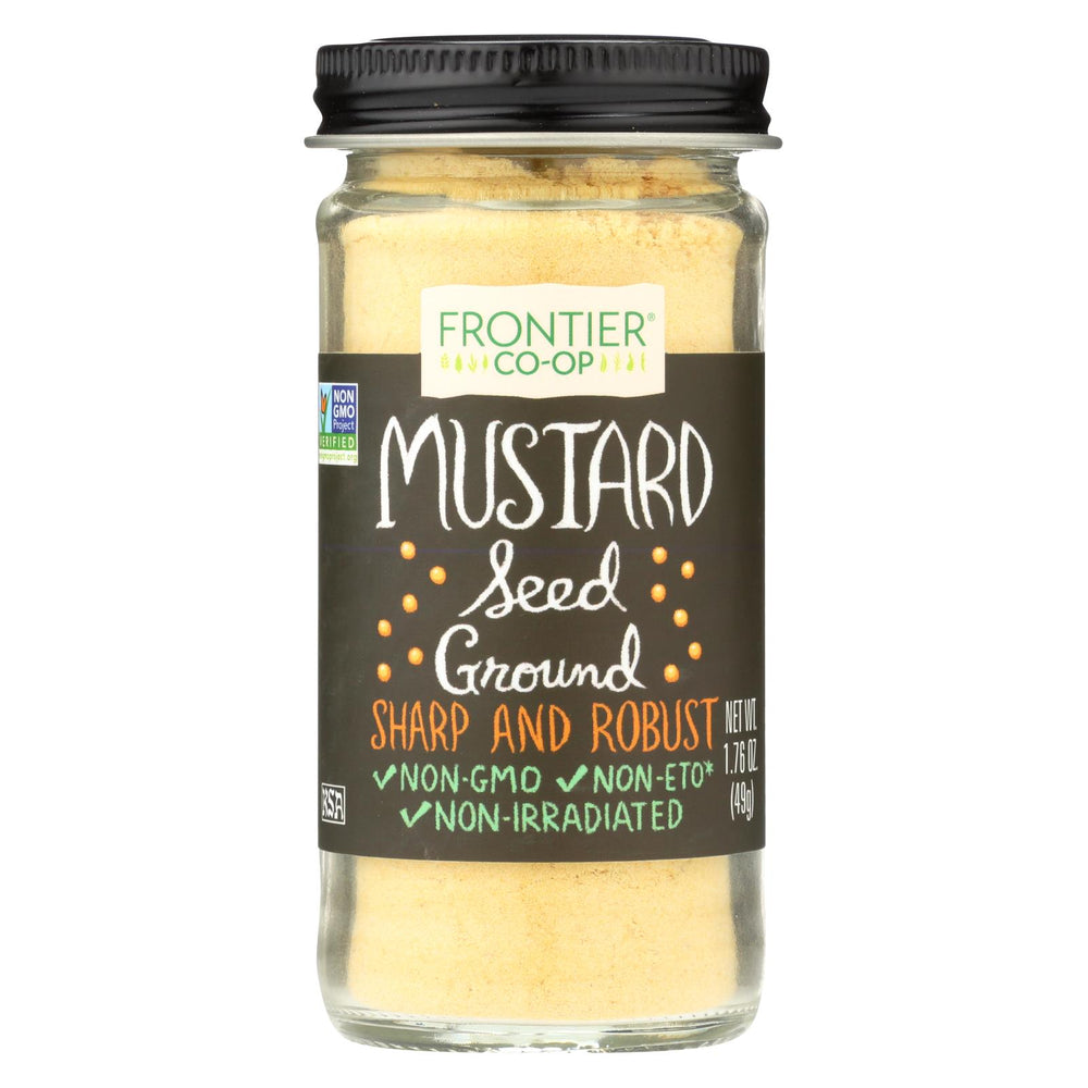 Frontier Herb Mustard Seed - Yellow - Ground - 1.76 Oz