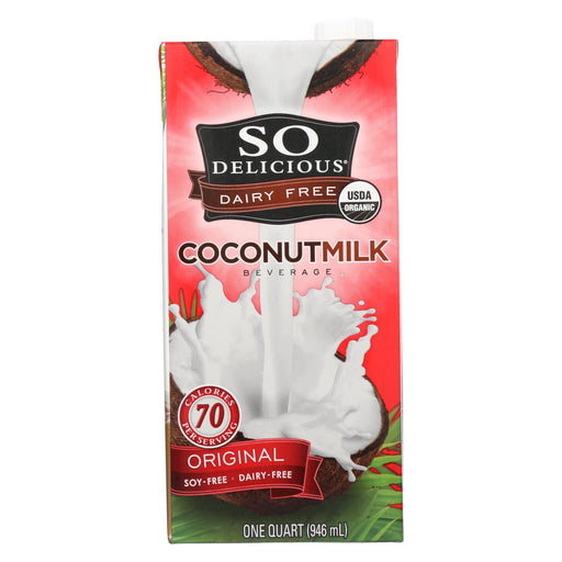 So Delicious Coconut Milk Beverage - Original - Case Of 12 - 32 Fl Oz.