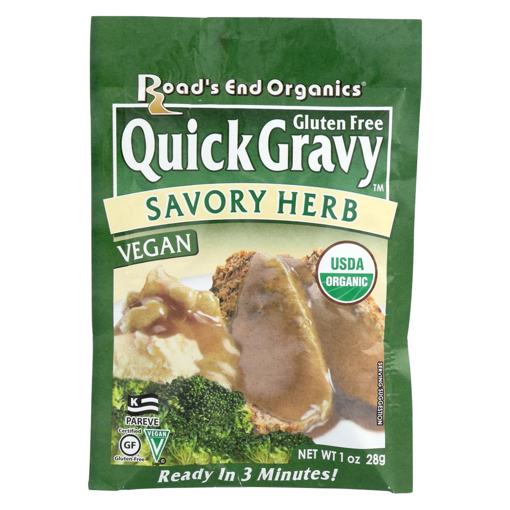 Road's End Organics Gravy Mix - Organic - Savory Herb - 1 Oz - Case Of 12
