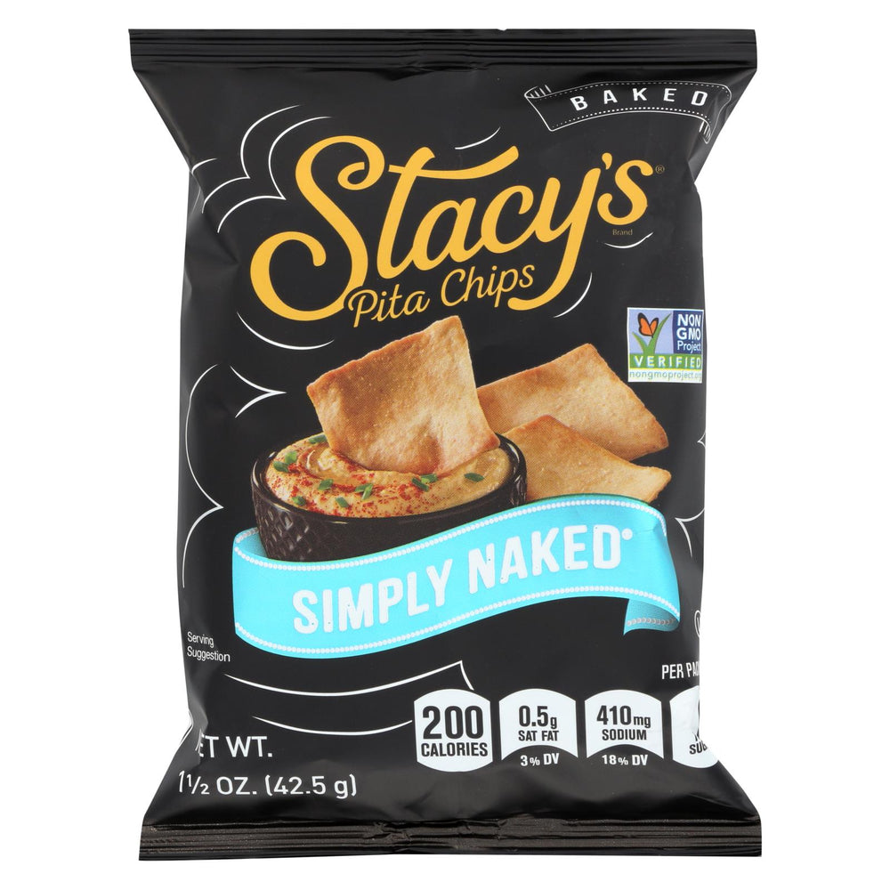 Stacey's Pita Chips - Simply Naked - 1.5 Oz - Case Of 24