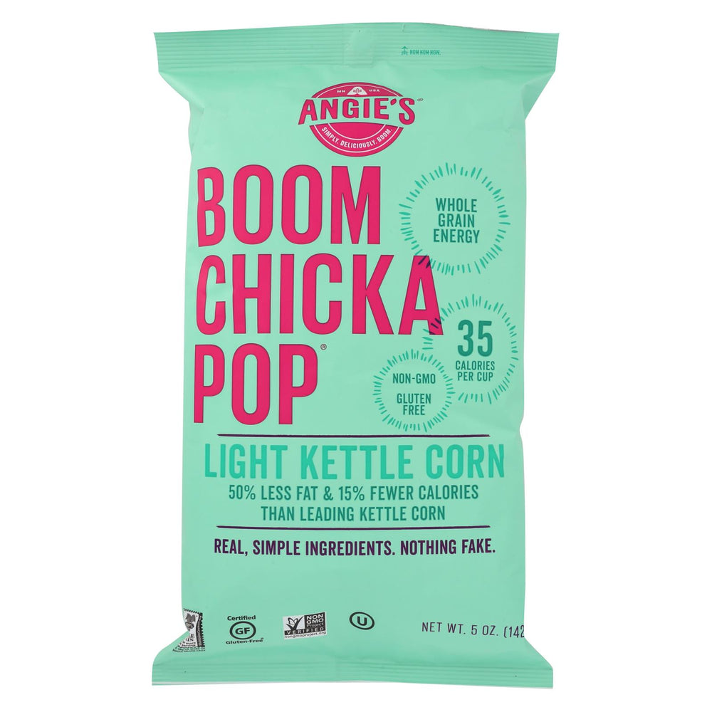 Angie's Kettle Corn Boom Chicka Pop Lightly Sweet Popcorn - Case Of 12 - 5 Oz.