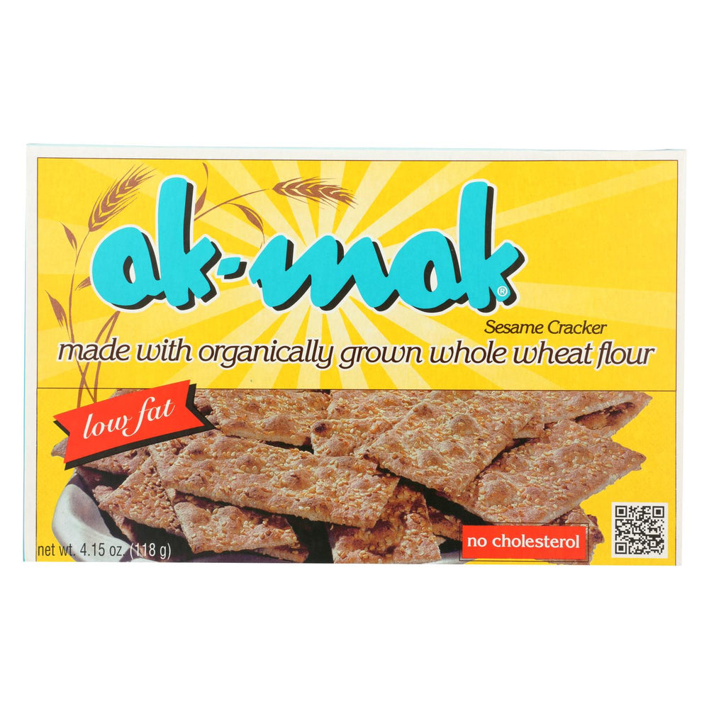Ak Mak Bakeries Armenian Bread - Sesame Crackers - Case Of 12 - 4.15 Oz.