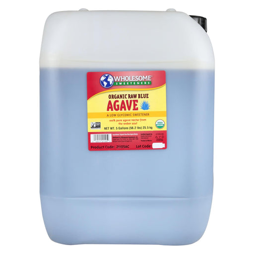 Wholesome Sweeteners Blue Agave - Sweeteners - Case Of 1 - 5 Gal